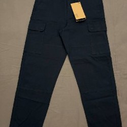 Мужские штаны карго синего цвета - фото 4
