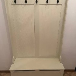 Вешалка для верхней одежды с тумбочкой для обуви - фото 4