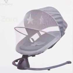 Детский шезлонг/электрокачель Cangaroo zara grey - фото 2