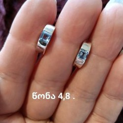 Кольца серебряные - фото 4