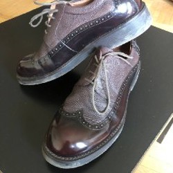 Кожаные туфли (броги) - фото 7