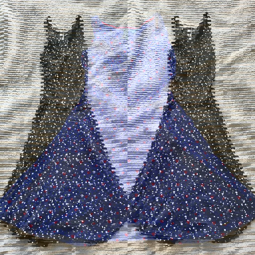 Платье фиолетовое звезды