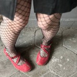 Кожаные плоские туфли - фото 1