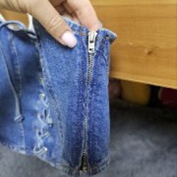 Джинсовый корсет - фото 3