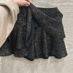 Блестящая юбка-шорты - фото 7