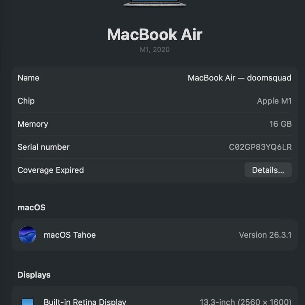 MacBook Air M1