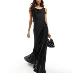 Jarlo атласное макси платье (красное) - фото 6