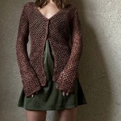 Вязаный топ-платье - фото 8