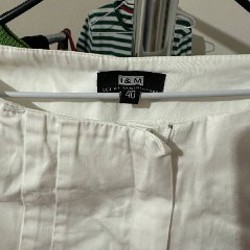 Белые шорты с подворотами - фото 7