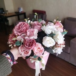 Букет искусственные цветы - фото 4