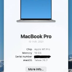 MacBook Pro 16” M1 Pro - фото 9