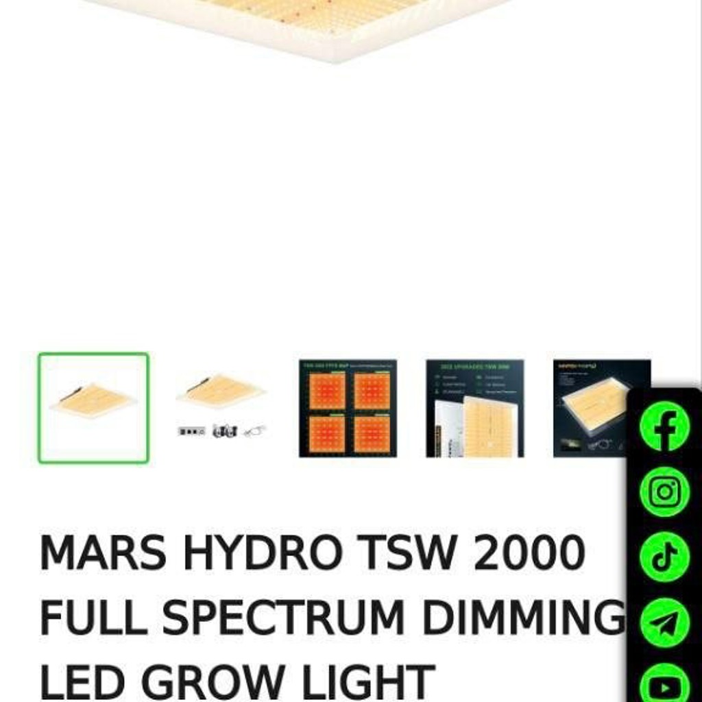Лампа Mars Hydro TSW2000