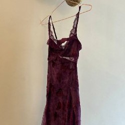 Ночная сорочка голубого цвета из сатина - фото 1