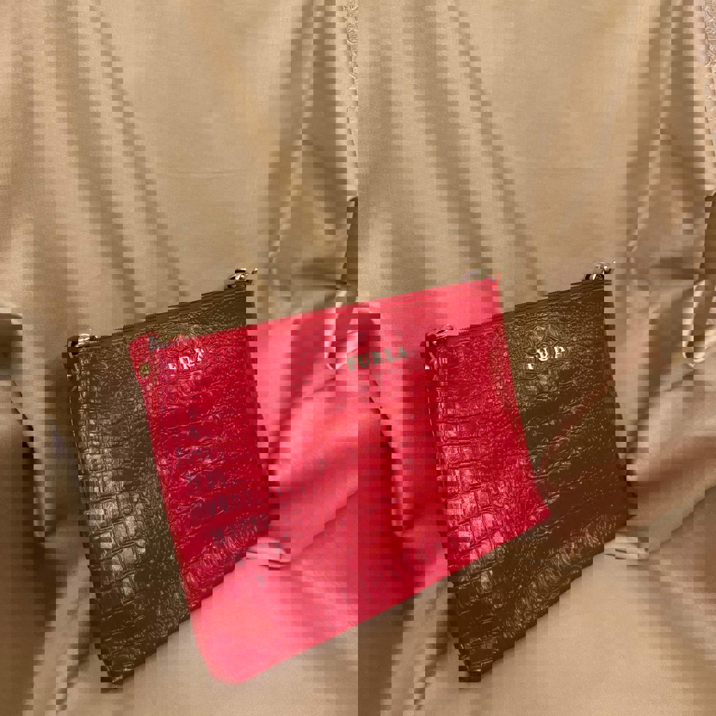 Кожаный клатч