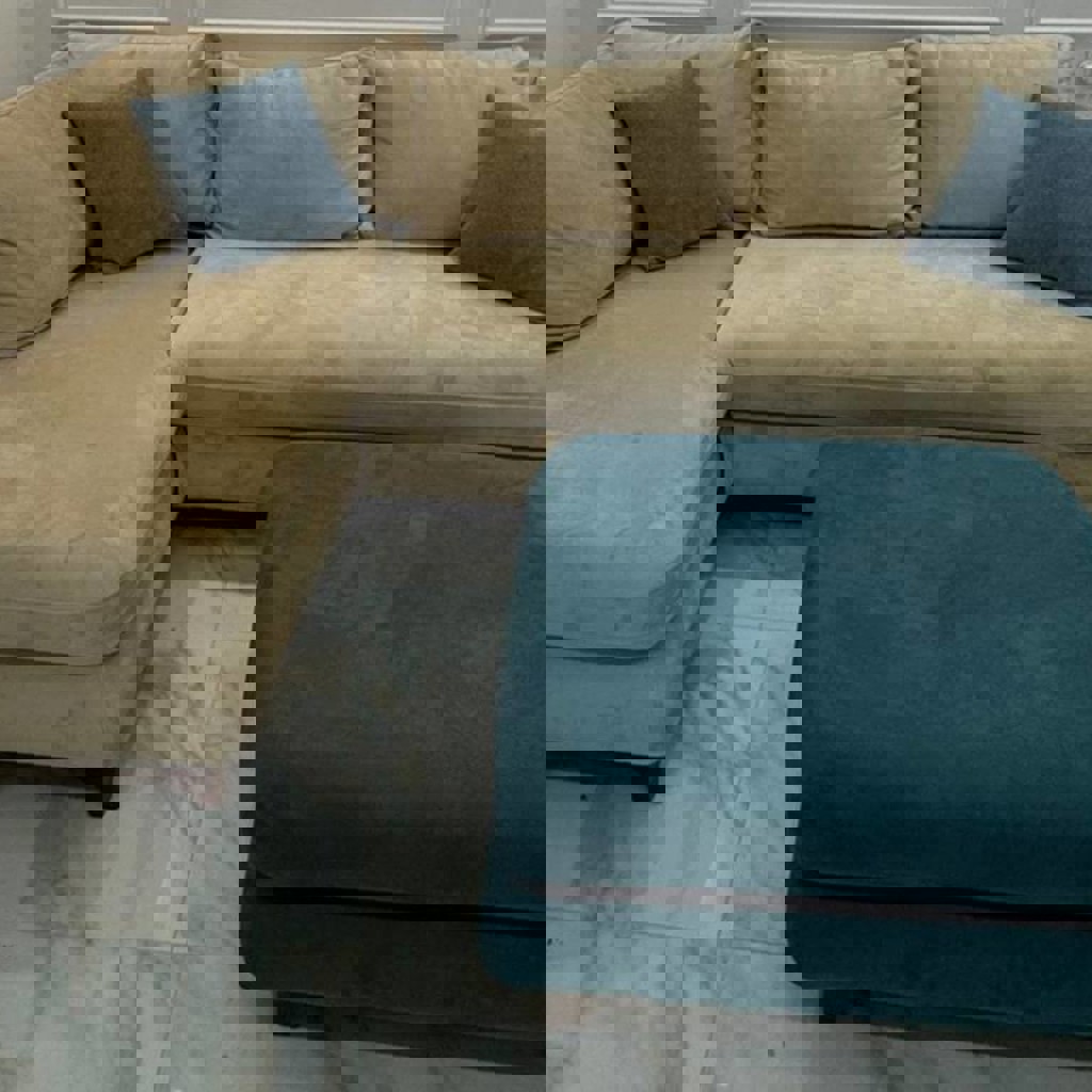 Диван с пуфом