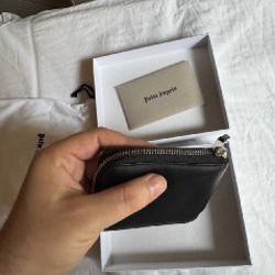 Кошелек Palm Angels Logo Zip Around - фото 8