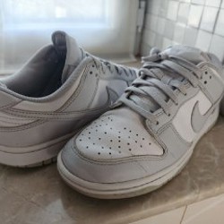 Кроссовки Nike Dunk Low Retro Grey Fog - фото 2