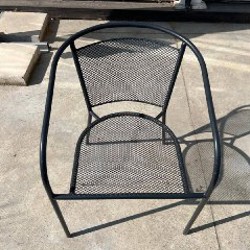 Плетеный стул с тканевой сидушкой - фото 2