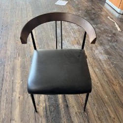 Плетеный стул с тканевой сидушкой - фото 3