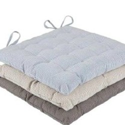 Плетеный стул с тканевой сидушкой - фото 7