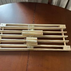 Вешалка для одежды с полочками - фото 2