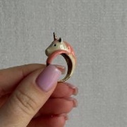 Кольцо единорожек - фото 3