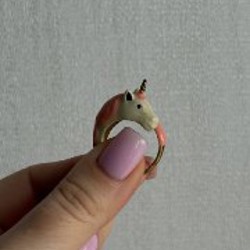 Кольцо единорожек - фото 4