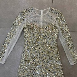 Платье блестки - фото 8