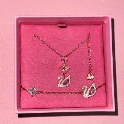 Кулон-сережки Swarovski - фото 3