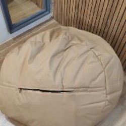 Пуф (бинбэг) бежевый - фото 7