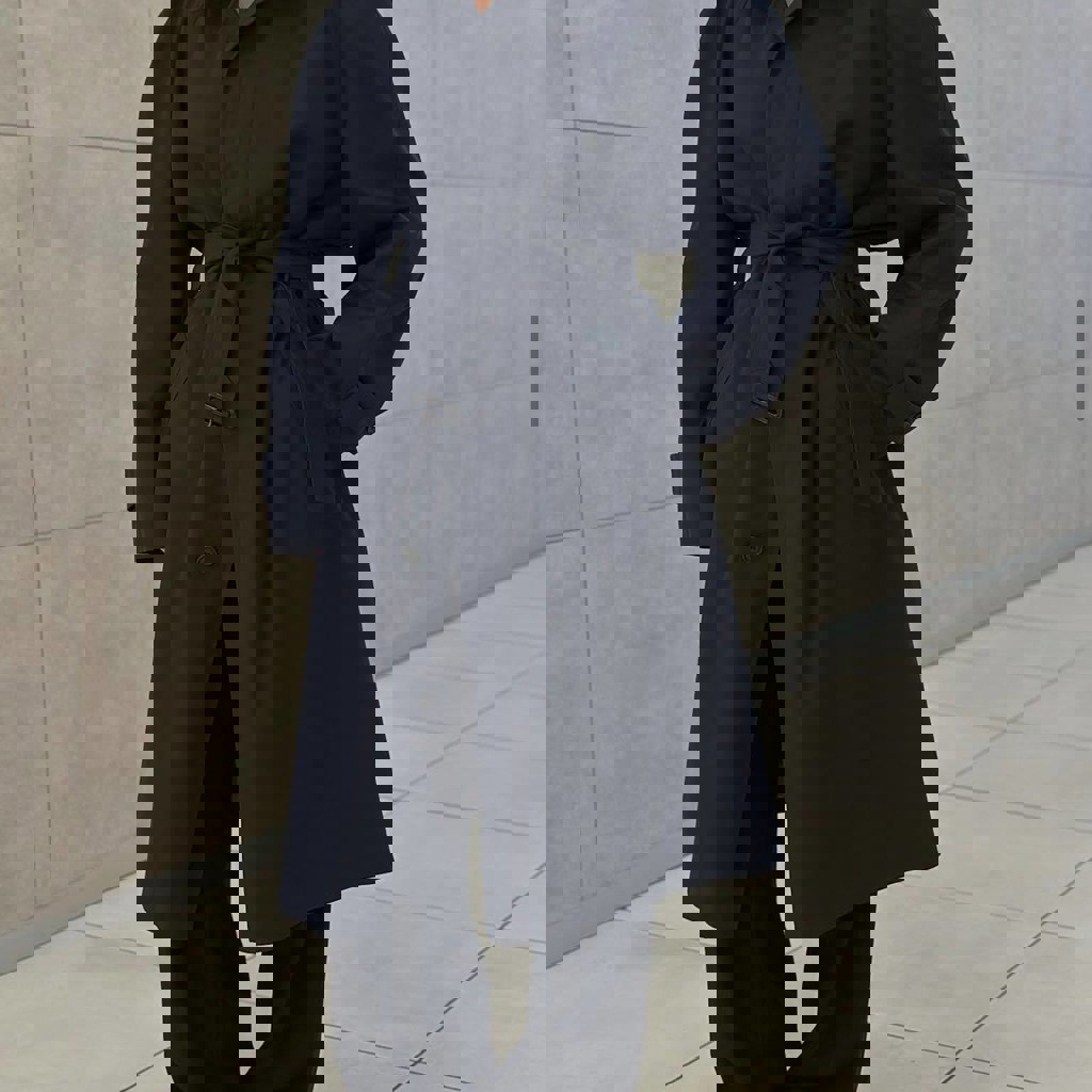 Женский оверсайз плащ