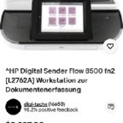Сканер HP Digital Sender Flow 8500 FN2 - фото 4