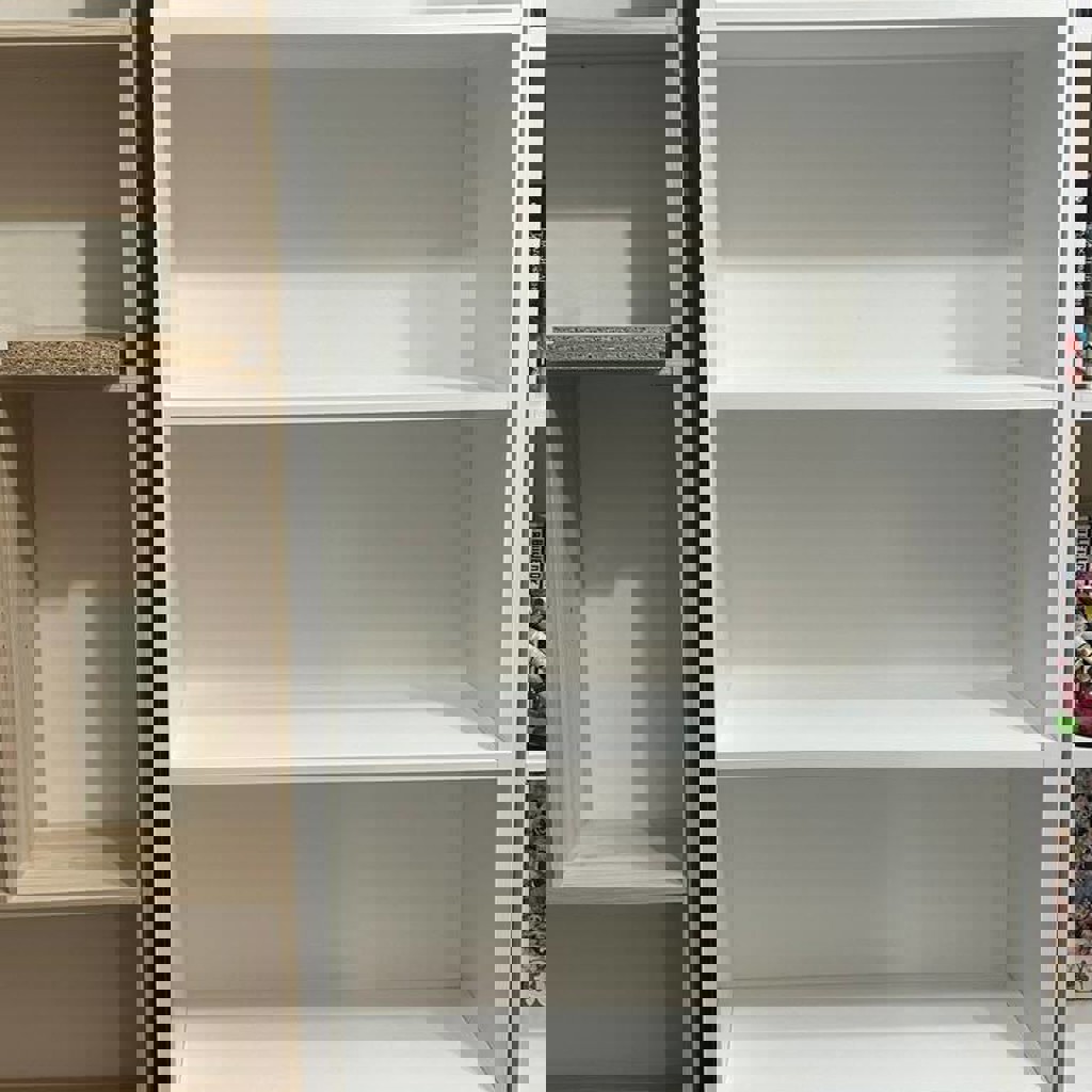 Большой белый стеллаж