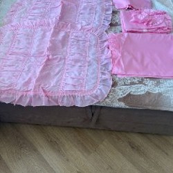 Покрывало с наволочками и шторами - фото 2