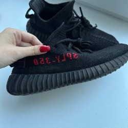 Yeezy boost 350 v2 black “bred” - фото 2