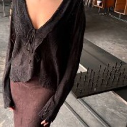 Платье COS с вырезом на спине - фото 7