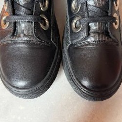 Кожаные кеды Raf Simons x Sterling Ruby - фото 5