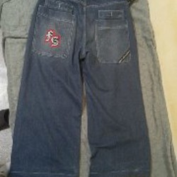 Широкие джинсы hip hop - фото 2