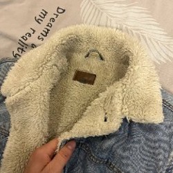 Джинсовая куртка с шерпой - фото 2