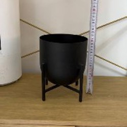 Горшок серый - фото 1