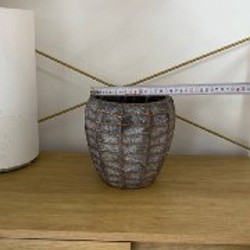 Горшок серый - фото 4