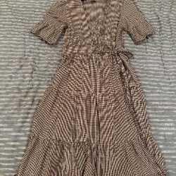 Платье клетка хлопковое - фото 2