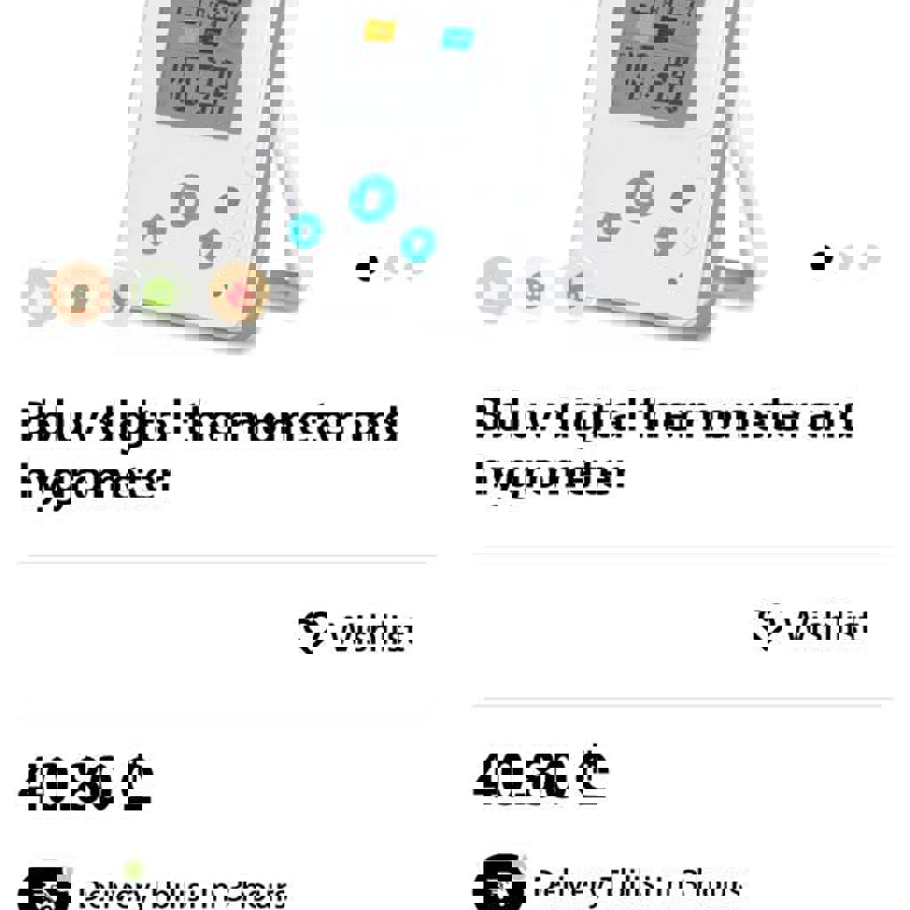 Гигрометр / термометр Bbluv