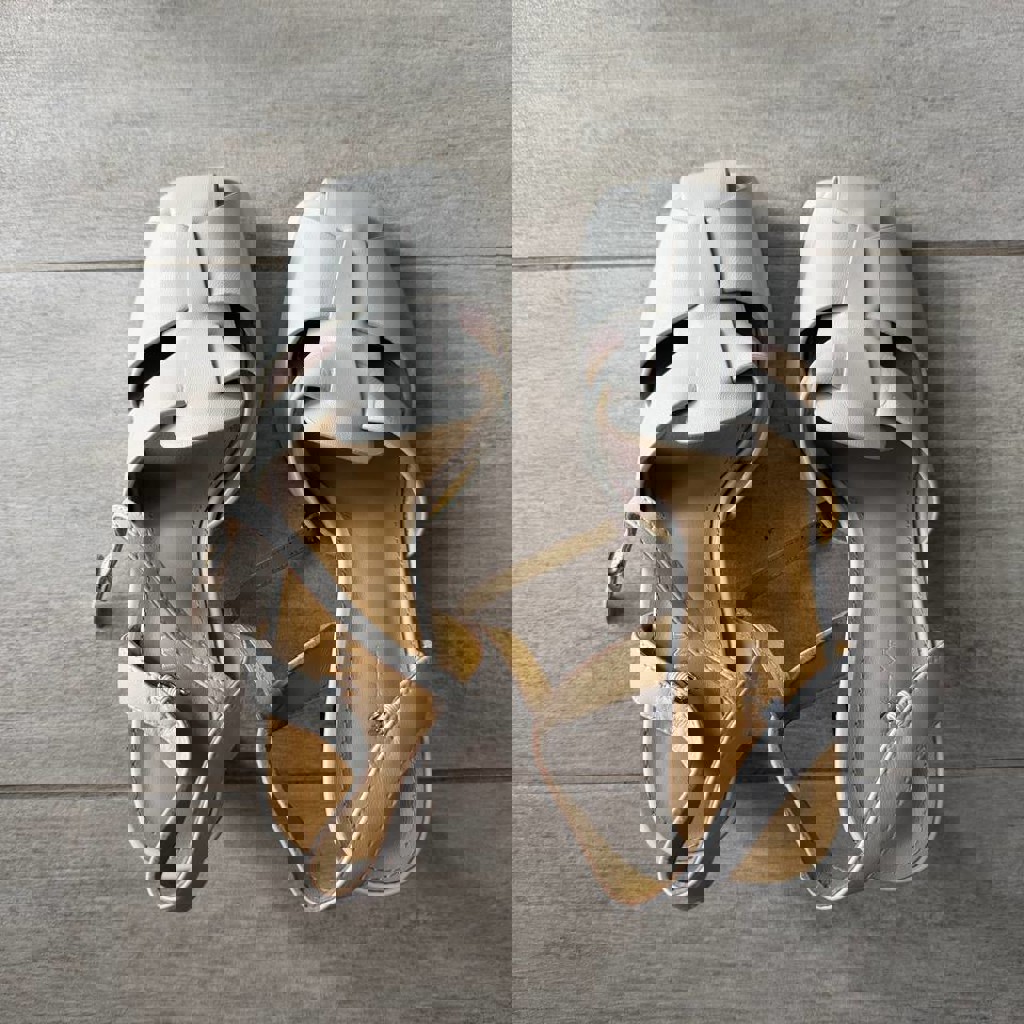 Туфли белые, босоножки