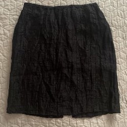 Черная льняная юбка J.Crew - фото 5