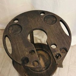 Деревянный столик для кальяна - фото 2