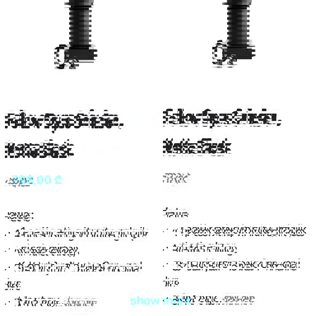 Кофемолка Fellow