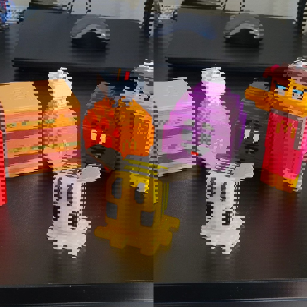 Фигурки McDonald's Minecraft