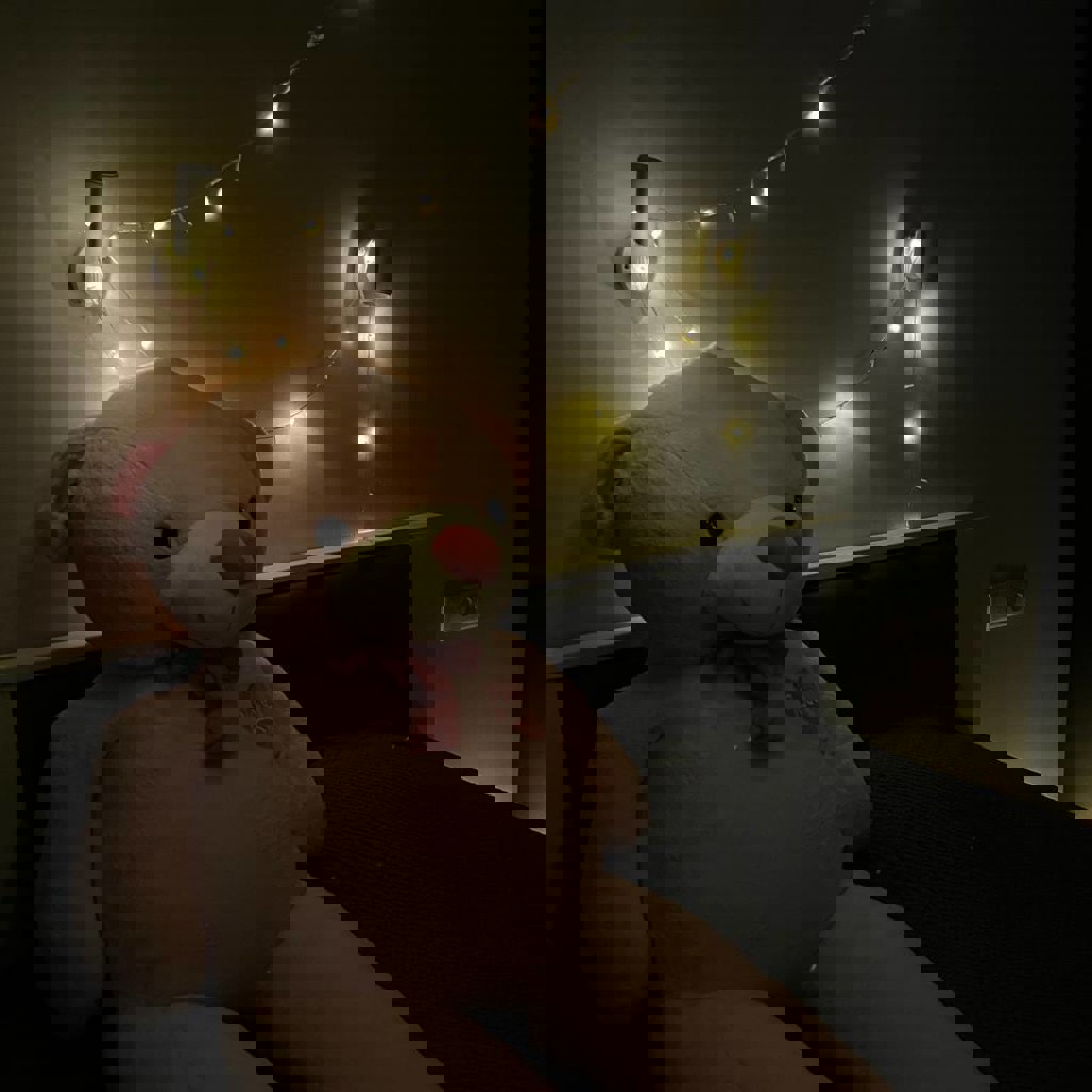 Розовый медведь