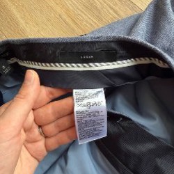 Голубые брюки - фото 5